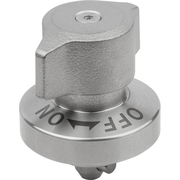 Rotary Latch, D=5, L=15, 5, Steel Nickel-Plated, Comp:Stainless Steel